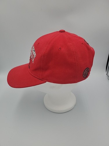 Vintage Champion Marke Kansas City Chiefs "Since 1960" Wollmischung Druckknopflasche Mütze rot  - Bild 3 von 13