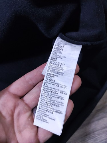 Kirkland Signature Shirt Jacket Mens 2XL Black *Broken Button* 2-Way Stretch - Picture 8 of 9