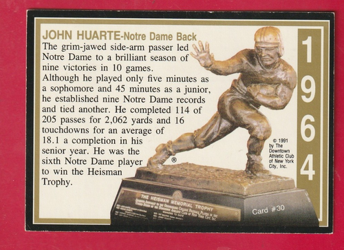Vincitori Trofeo Heisman carte firmate e foto FINISCI IL TUO SET A SCELTA TRA 59 S24 - Foto 55 di 76