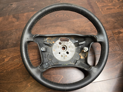 2001-2005 BMW E46 325i 325ci 330i Factory Leather Steering Wheel 4-Spoke OEM - Bild 1 von 8