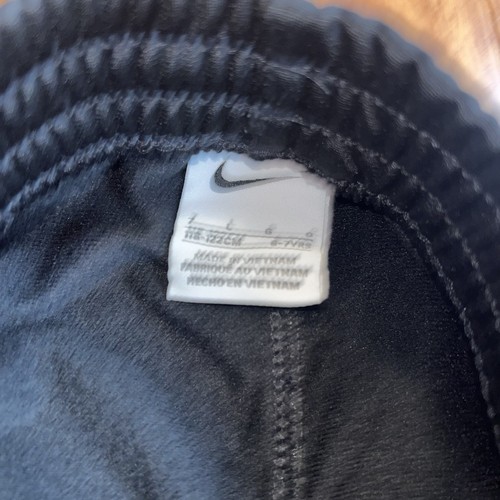 New Nike Sweat Pants Black With White Swoosh. Boys 7. Retail $24 - Picture 3 of 6