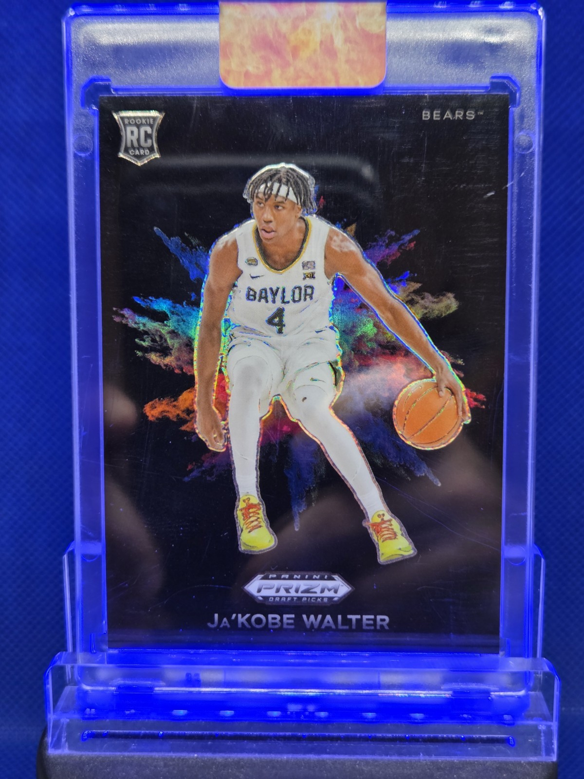 2024 Panini Prizm Draft Picks Ja'Kobe Walter Black Color Blast