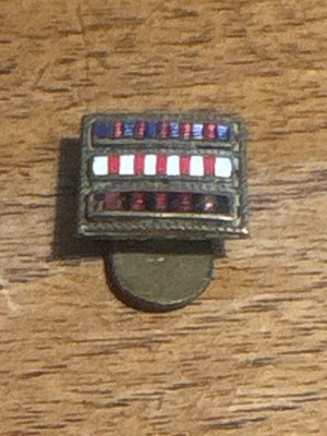 Enamel badge with ribbons medals-marked-twenties
