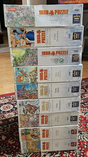 8X JOBLOT King Comic Collection 1000 Piece Jigsaw Puzzles +1 -GT37R - Picture 12 of 16
