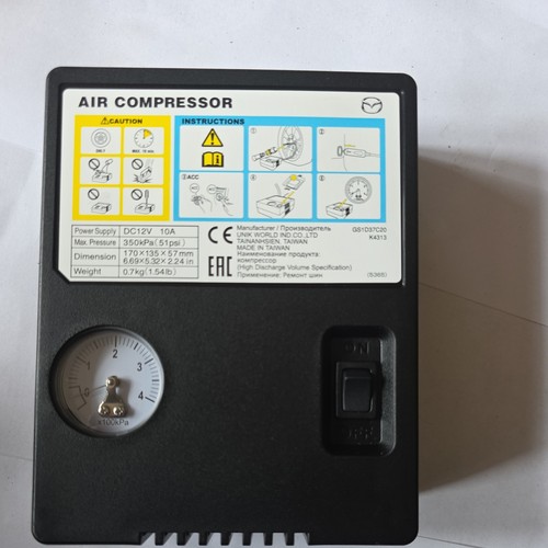 ELECTRIC CAR TRUCK TIRE TYRE INFLATOR JUST PUMP NO SLIME INCLUDED