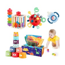 5 in 1 Baby Toys 6 to 12 to 18 Months, Montessori Toy for Babies 6-... Fast Ship