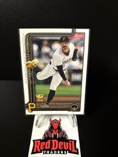 2025 Topps Series 1 Baseball Paul Skenes Base #98 Pittsburgh Pirates