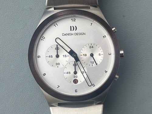 c2010 Orologio da Polso Uomo Ottimo IQ68Q885 Multi Quadrante Cronografo 50m Data - Foto 10 di 10