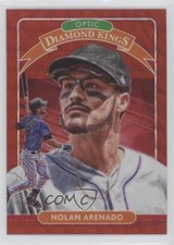 2020 Panini Donruss Optic Diamond Kings Retail Red Wave Prizm Nolan Arenado 0j87