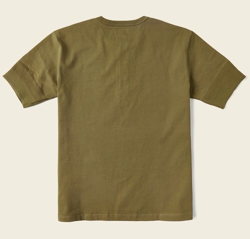 Vintage 50s Style T Shirt Henley 100% Cotton Knit Sleeves Bronson Mfg Co Sz XL - 第 2/8 張圖片