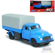 1/50 Opel Blitz 1952 Model Car Diecast Toy Vehicle Collection Kids Gift Blue