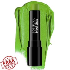 BOBISUKA Green Face Paint Stick Full Coverage Sweatproof Waterproof