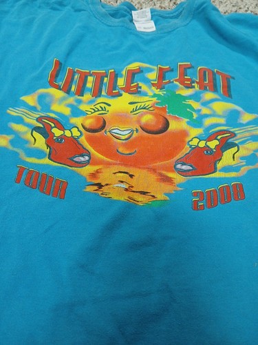 Rara maglietta vintage Little Feat concerto tour 2008 XXL - Foto 2 di 10