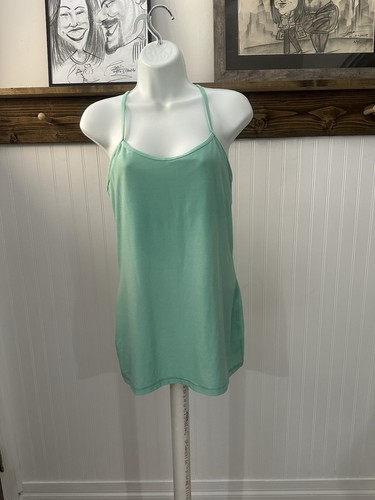 Lululemon Power Y Tank Mint Green Sz 10 In EUC