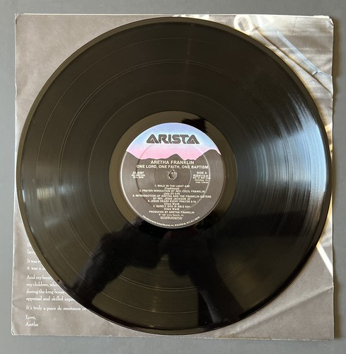 Aretha Franklin One Lord One Faith One Baptism Black Gospel Double LP EX Shrink - Picture 3 of 11