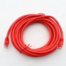 Hubbell NSC6R15 Cat6 Red 15ft Patch Cord Ethernet Cable Data Center Network Cord