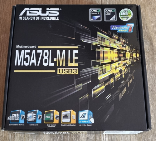 SCHEDA MADRE SOCKET AM3 ASUS M5A78L-M LE/USB3 new in box SYSTEM - 第 1/3 張圖片