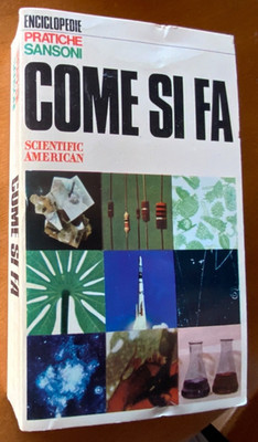 COME SI FA 1966 Scientific American PRAKTISCHE ENZYKLOPÄDIEN SANSONI