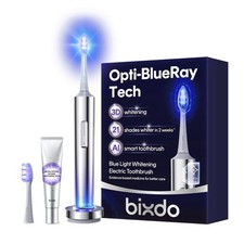 Whitening Electric Toothbrush for Adults, Professional 460nm Whitening Blue L...