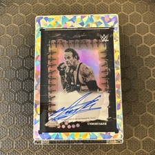 2025 Topps Chrome WWE x Cactus Jack Undertaker Auto On Card Famed Phantoms Auto