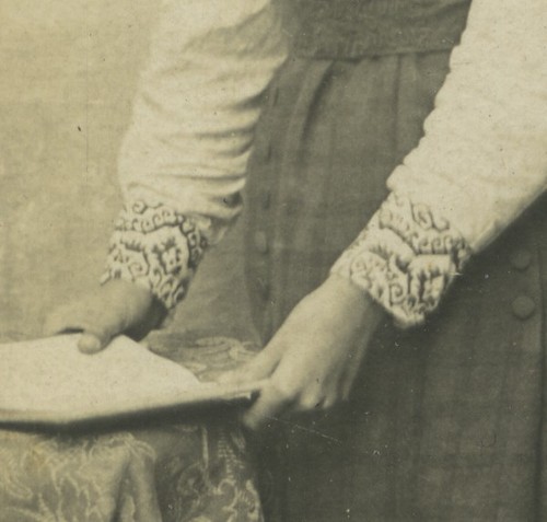 Frankreich Paris Junges Mädchen Portrait altes CDV Foto 1900 - Bild 2 von 3