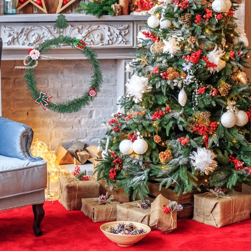  4 Stück Weihnachtsgirlande Aufhänger Krawatten - selbstklebende Silikon Girlande Hakenband - - Bild 6 von 12