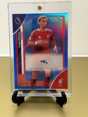 ひ*ろ様 Topps Chrome EKITIKE auto サインROOKIE 2025-26 Topps Chrome Premier League - Autographs Hugo Ekitike #CA