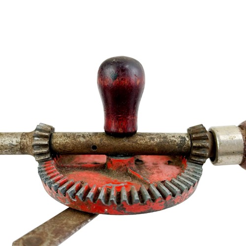 Vintage Antique Millers Falls Hand Drill No 70 Brace Egg Beater Tool Made in USA - Bild 11 von 16