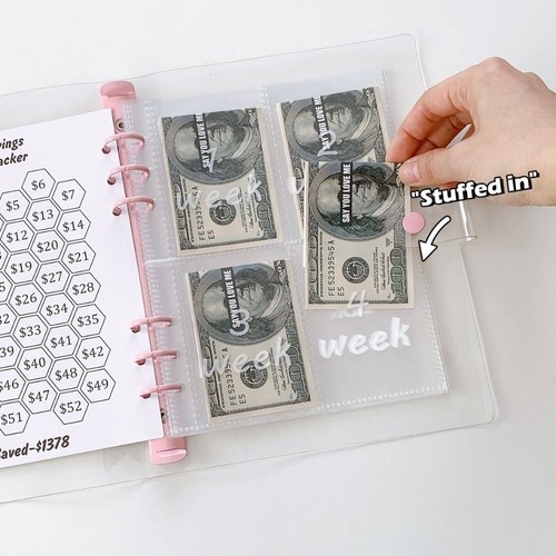 PVC Money Collection Book Save Money Savings Challenges Book Couples - Picture 12 of 12