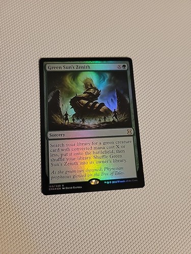 Green Sun's Zenith Eternal Masters Foil Lightly Played MTG  - Picture 1 of 4
