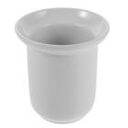  Ceramic Toilet Brush Holder: White Porcelain Bathroom Accessory - Modern Toilet