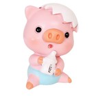 1Pc Adorable Pig Design Cake Topper Creative Cake Ornament Home Baking Topper