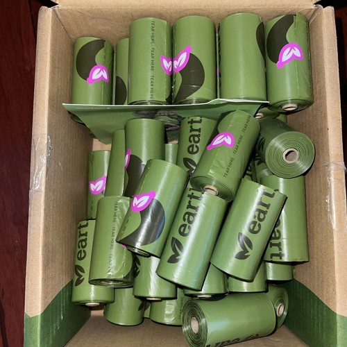 Earth Rated  Dog Poo Bags Rolls, Durable and Guaranteed - Picture 1 of 5