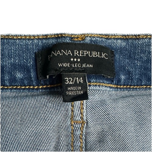 Banana Republic High Rise Wide Leg Jeans 14 32 17 34 Trendy Stretch Übergröße - Bild 3 von 8