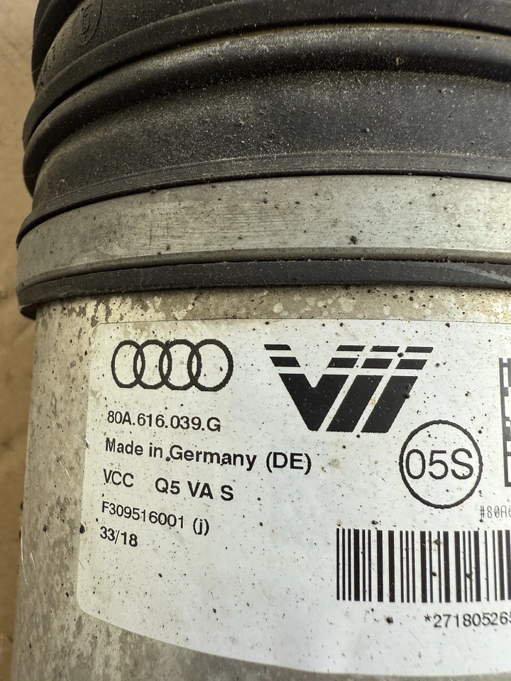 Audi SQ5 Q7. Amortiguador aire delantero izquierdo 2017-2024 Foto 4 de 4