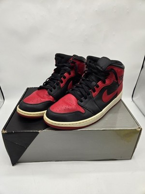 Jordan 1 Mid Banned (2020) 554724-074 Used Good Conditions