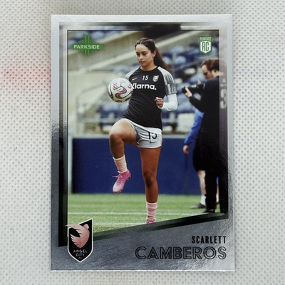 #ad 2023 Parkside NWSL V2 Scarlett Camberos Angel City Rookie Foil $20.00