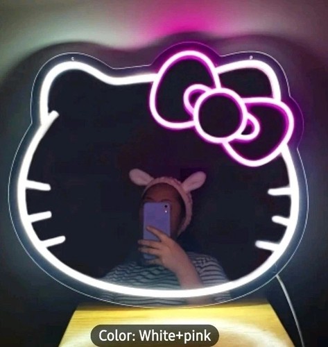 Hello Kitty led wall mirror