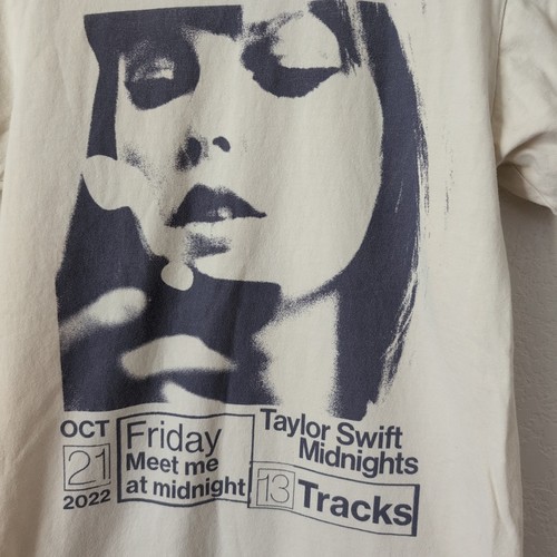 Taylor Swift Midnights Album Cover Promo T-Shirt Größe Small SELTEN offizieller Merch - Bild 5 von 9