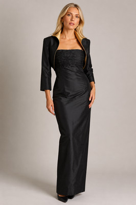 Rare Marisa Baratelli Thai Silk Evening Ensemble c.1988 1993