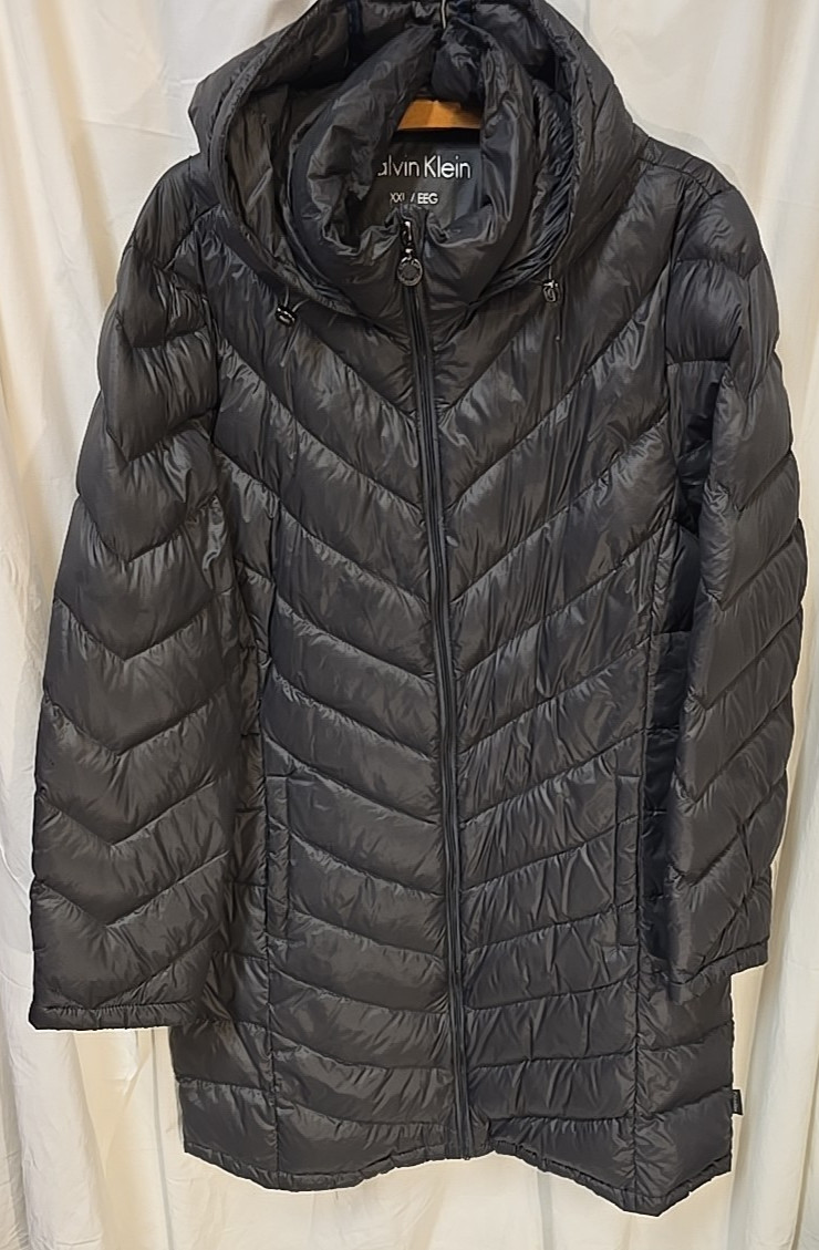 Calvin Klein Packable Lightweight Premium Down Jacket XXL Black Winter Coat thumbnail 5