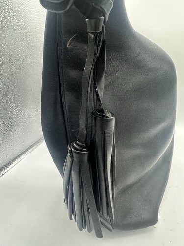 Bolso Bandolera/Hombro Negro Cuero Suave Borla COACH Legacy 19889 - Imagen 9 de 19