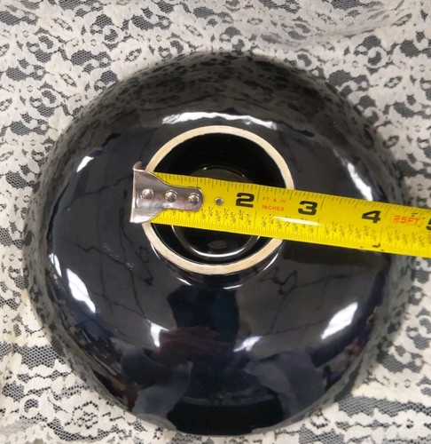 Antique 1934 Asian Plate made in Italy Raised Orange Lettering Marked 5-34 Italy - Foto 12 di 13