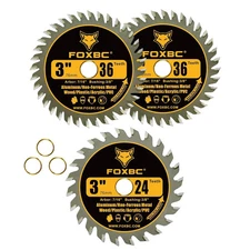 3 Inch Carbide Circular Saw Blade 24 Tooth, 36 Tooth for Wood, Plastic, PVC, Acr