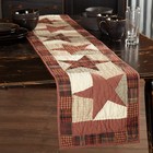 Table Runner Abilene Country 13x72 Rect Star Patch Kitchen Decor VHC Brands