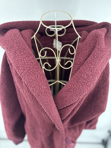 Chaqueta Sherpa polar granate The North Face Campshire Wrap para mujer mediana grande - Imagen 5 de 11