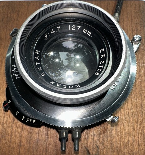 GRAPHEX MARK KODAK EKTAR f:4.7 127mm. ER 2708 Lens - Picture 2 of 4