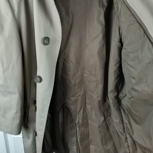 Vtg London Fog Maincoats Rain Winter Trench Coat Mens 40 R Zip Liner Thinsulate - Picture 8 of 18