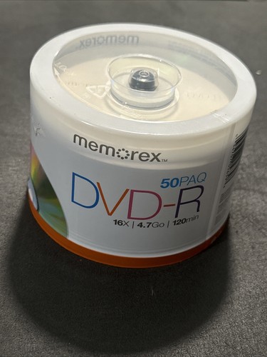 Memorex DVD-R 50er Pack 16x Rohling 4,7GB 120 Min - Versiegelt #467