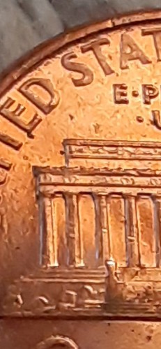 1989 No Mint Mark Penny Thick Rim Strike Off Centered Die Clash Errors - Picture 12 of 24